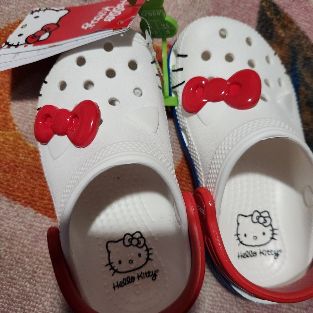 Hello kitty crocs